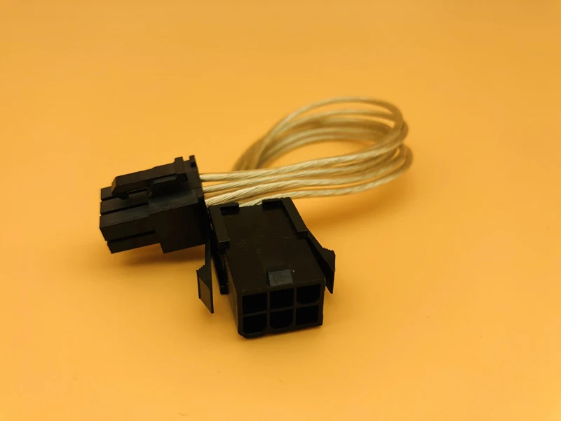 20cmPCI Express 6Pin Female to 6Pin Male Power Converter Cable CPU Video Graphics Card 6Pin to 6Pin PCIE Power Cable for Mining