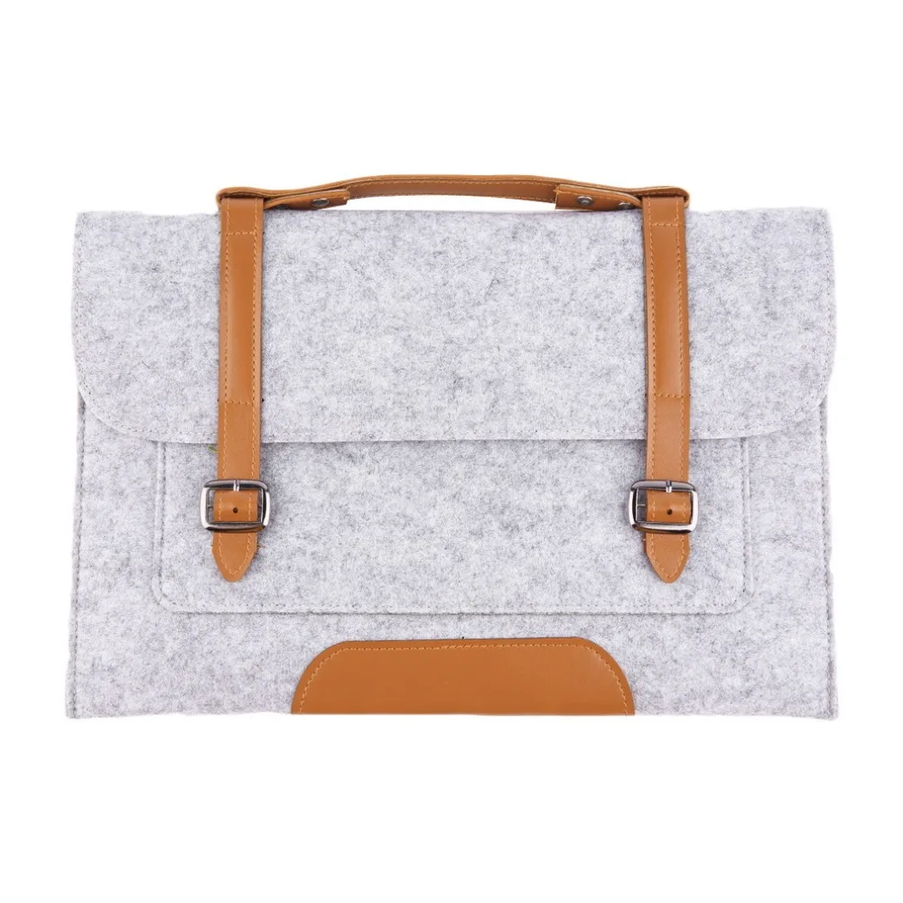 Fashion 13 inch Woolen Felt Laptop Cover Case Notebook Sleeve Bag Pouch For Apple Macbook Pro Air for laptop tablets notebook