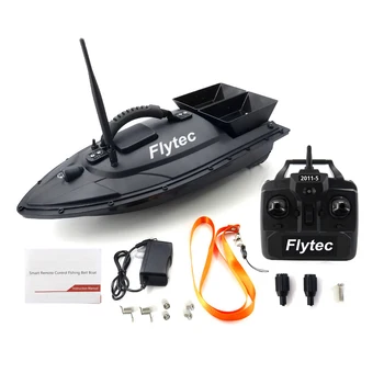 

Flytec 2011-5 Fish Finder 1.5kg Loading 2pcs Tanks Double Motors 500M Remote Control Sea RC Fishing Bait Boat with Casting