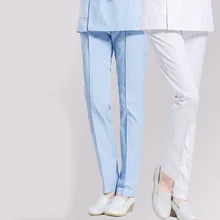 Высококачественные медицинские штаны Летние штаны медсестры зимние брюки для медсестер эластичный пояс Одежда медсестры Большие размеры медицинские штаны