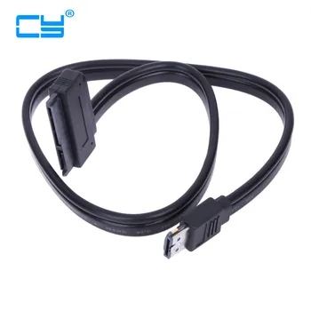 

High Quality New Dual Power eSATA USB 12V 5V Combo to 22Pin SATA USB Hard Disk Cable 50CM