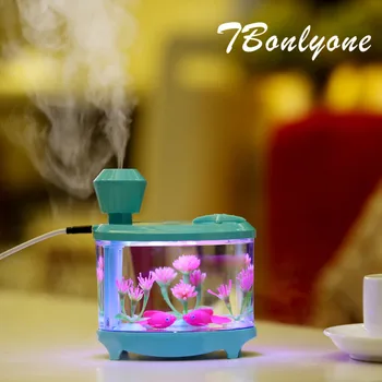 

TBonlyone 460ML Large Capacity Humidifier for Whole Night Water Soluble Oil Aroma Diffuser LED Lamp Ultrasonic Air Humidifier