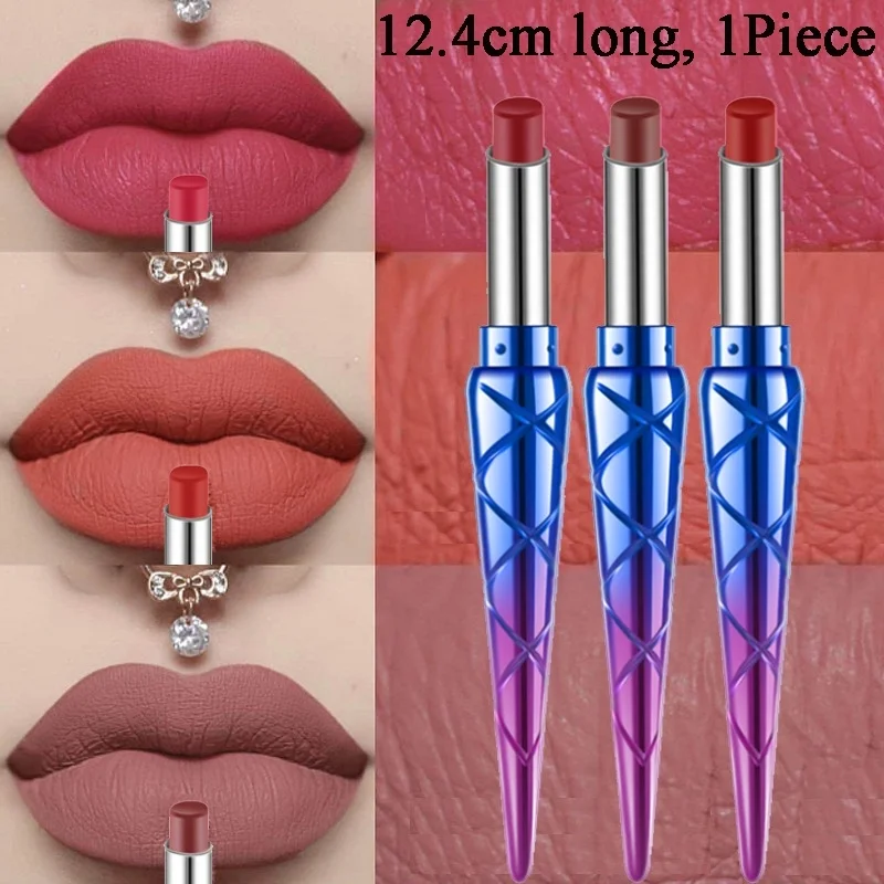 

12 Colors Lipstick Matte Long Lasting Makeup Lips Red Matt Nude Gloss Cosmetics Waterproof Matte Lipsticks
