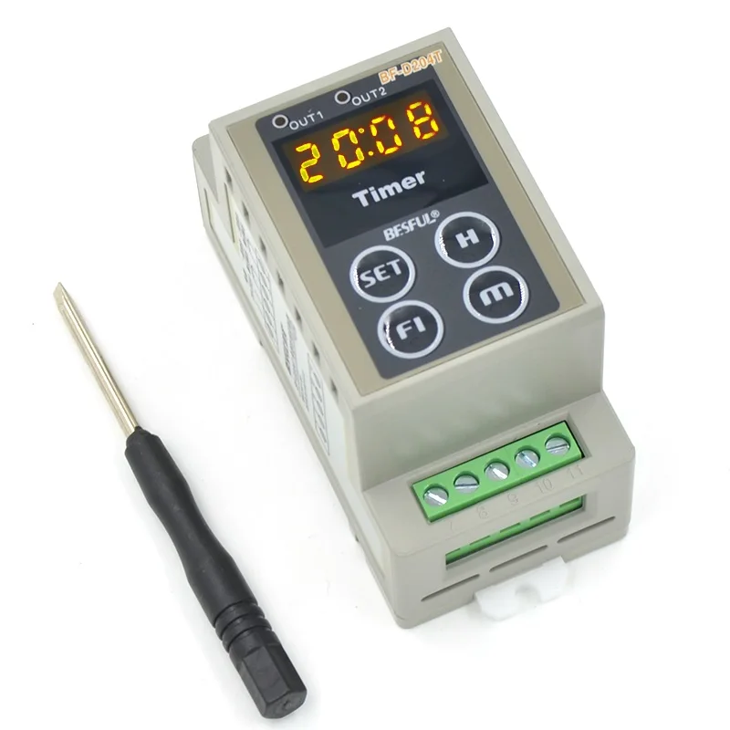 Dual timer BF 204T timing switch automatic time controller electronic ...