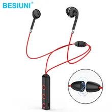 Bluetooth наушники вкладыши беспроводные наушники магнитные спортивные наушники с микрофоном мобильные Bluetooth наушники-вкладыши для Xiaomi