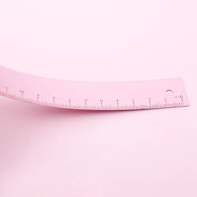 Metal Drawing Measurement Geometry Protractor Triangular Ruler Straightedge School Office Student Stationery Measurement Ruler