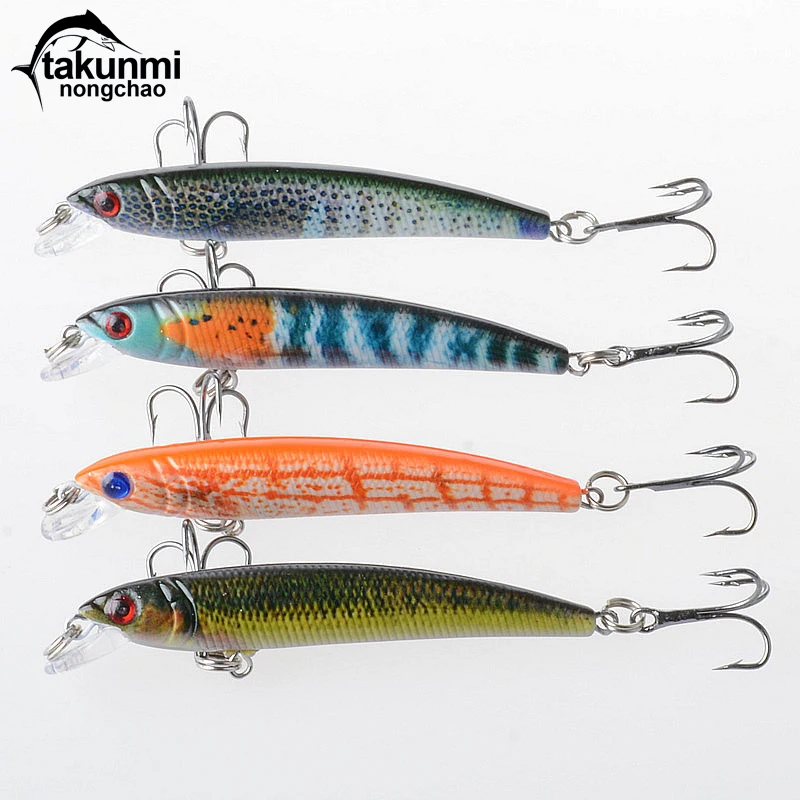 

1PCS Lure 4 Color Minnow Hard Bait 7.5cm / 5.6g coloured Drawing Pattern Bionic Bait Fishing Accessories Lure LD-13