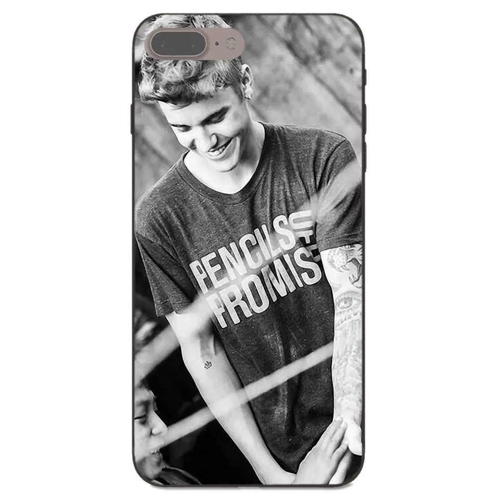 Justin Bieber Paper Map Fashion Design Skin Black Cell Case For Samsung Galaxy A3 A5 A6 A6s A7 A8 A9 Star Plus 2016 2017 2018