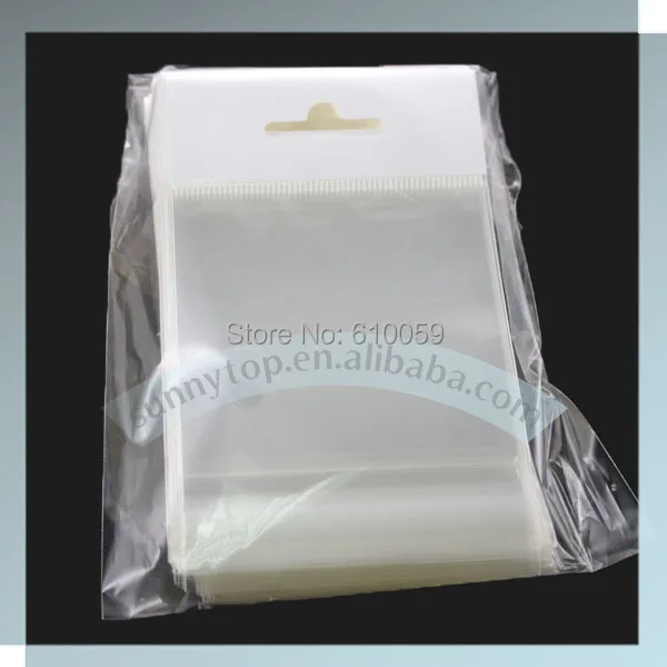 

opp header bag cello bag A4 220x310mm Eurohole bag, plastic hanging header bag