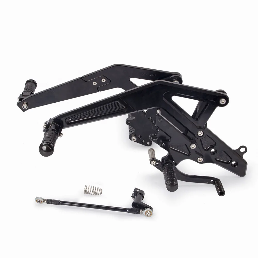 For Kawasaki Ninja 650(EX650)ER-6N/ER-6F 2012-2016 CNC Aluminum Motorcycle Adjustable Rearset Rear Set Foot Pegs Pedals Footrest