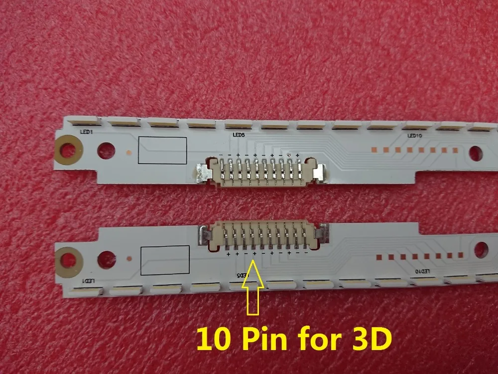 Комплект из 2 предметов 56 светодиодный 500 мм светодиодный подсветка полосы для samsung UA40ES5500R 2012SVS40 7032NNB RIGHT56 LEFT56 3D BN96-21712A 21711A
