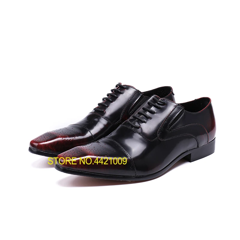 

carved men wedding oxfords shoes 2018 genuine leather italian dress shoes for men square toe male fashion party formal shoes