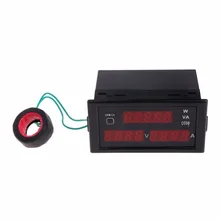 Power Meter DL69-2048 Multifunctional AC Voltmeter Ammeter Voltage Current Meter AC 80-300V Measure Tools