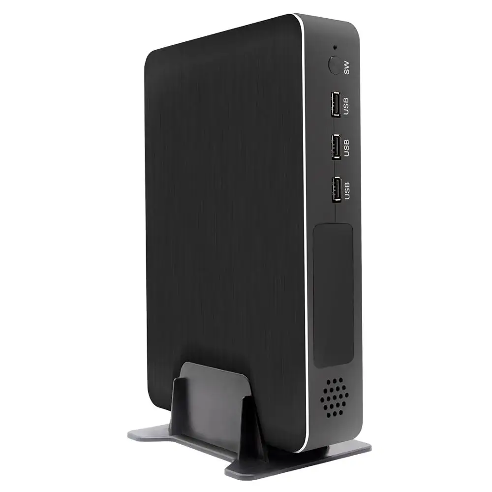 Четырехъядерный процессор Intel i3 8100 HTPC Mini Pc с HDMI DVI 4K игровой компьютер поддержкой 2G