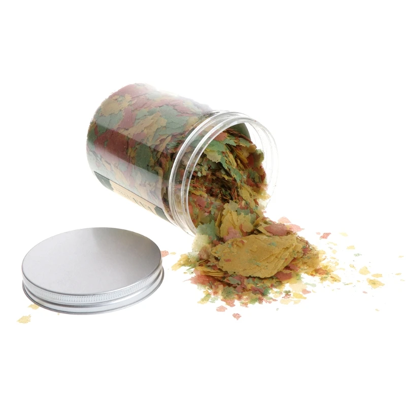 

Fish Flakes for Tropical Fish Marine Ornamental Aquarium Fish Foods Feeing 110g