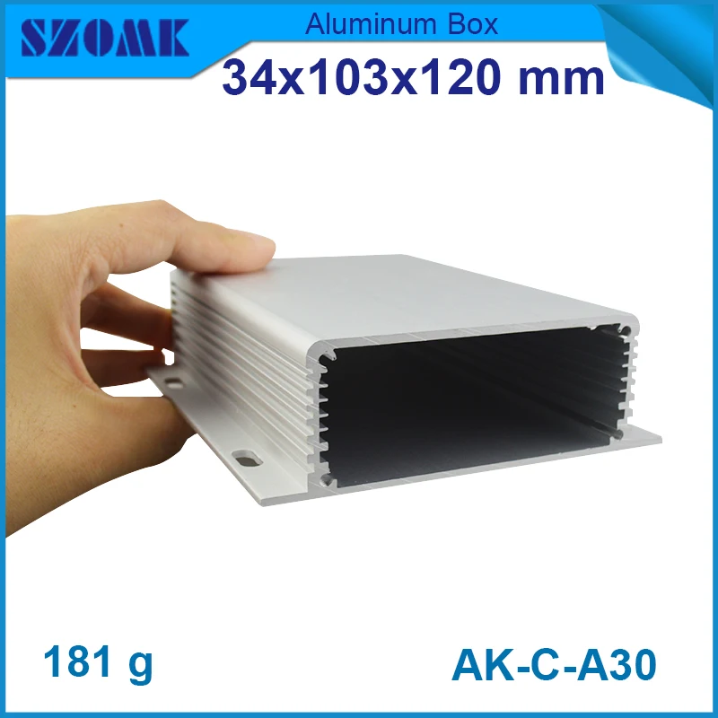 

10 pcs/lot instruments project box 34*103*120mm for aluminum extrusion case