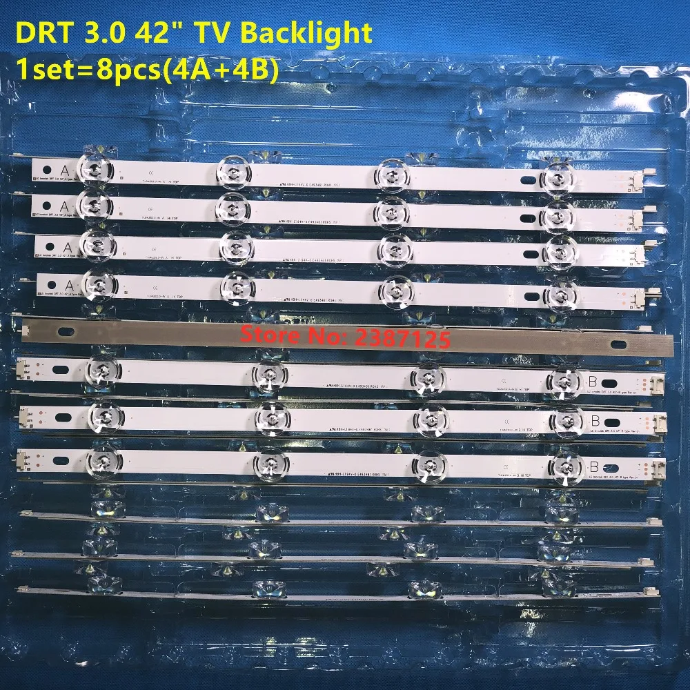 Светодиодный полосы для LG DRT INNOTEK DRT 3,0 42 ''/B Тип 6916L-1709A 6916L-1710A LC420DUH-FGP1 HC420DUN-VAHS2 42LB551V 42LF561V