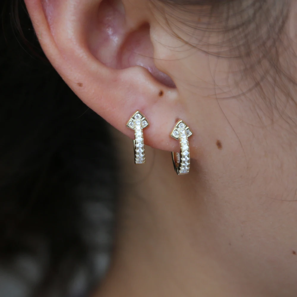 Cute mini hoop earrings Clearance