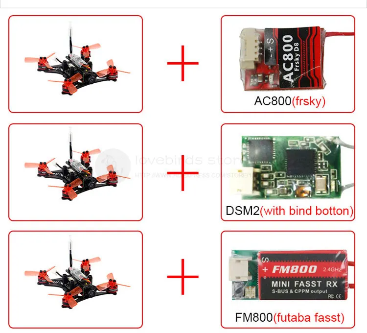 KingKong 90GT 2.4 г FPV RC Micro Крытый мини Drone бесщеточный Quadcopter кадров Комплект PNP + приемник