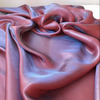 

Silky glitter satin gradient blue silk shiny surface thick Blended fabric coat diy textiles patch clothes wedding fabric C571