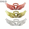 Angel wing Funny 3D car sticker soft PVC chromed badge emblem sticker waterproof car emblem decal sticker for car logo ► Photo 1/6