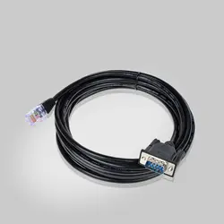 Новый консольный кабель rj45 к RS232 кабели 9pin штекерным RJ45 оптовая продажа 1 м для маршрутизатора Huawei