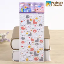 1sheet Sheep Alpaca kawaii animal stickers album diary Notebook DIY paper decorative sticky sticker for