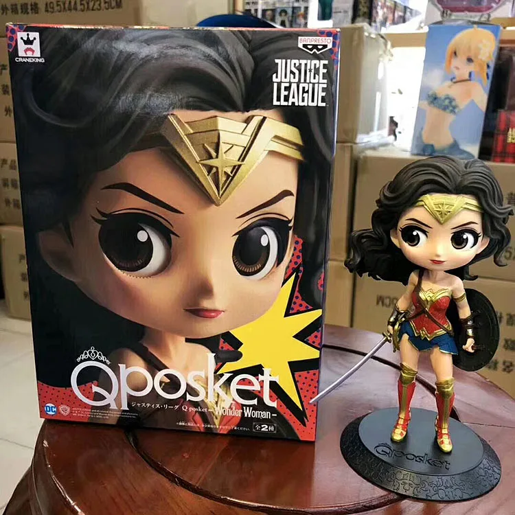 Disney Q Posket Фигурки игрушки Harley Quinn отряд самоубийц чудо женщина Мстители Endgame