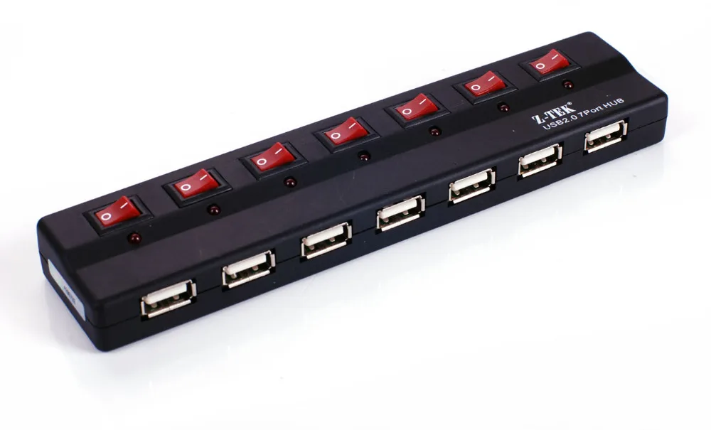 Free Shipping 7 USB2.0 HUB USB Hub ZK532A Isolated USB extension HUB High Speed