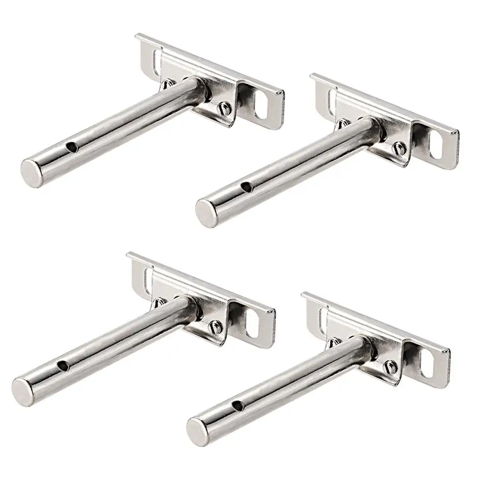 Aazon.co: SpzcdZa 4pcs Floating Shelf Brackets 4 Inch Length Blind...