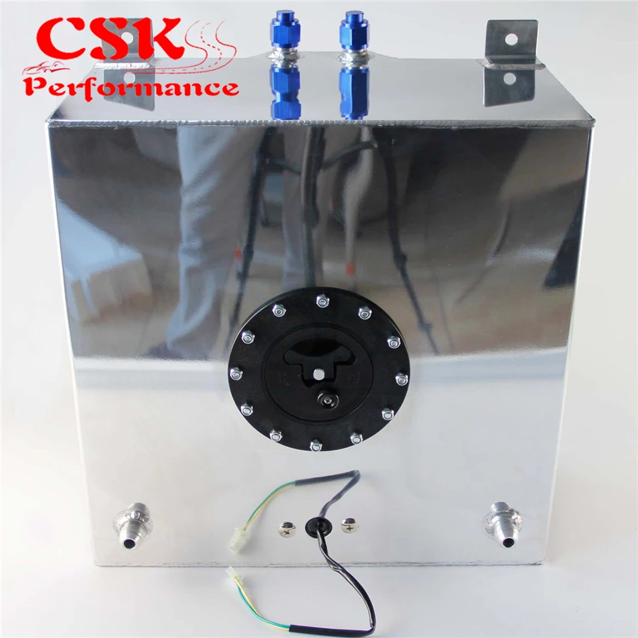 

Alloy Racing Car Fuel Cell Tank 10 Gallon w/ Sender Racing Cap FOAM 40L