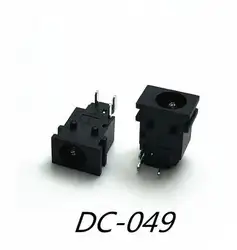 Высокое качество DC разъем питания DC-049 центр иглы 1,65 мм выход питания постоянного тока pin Высокая термостойкость