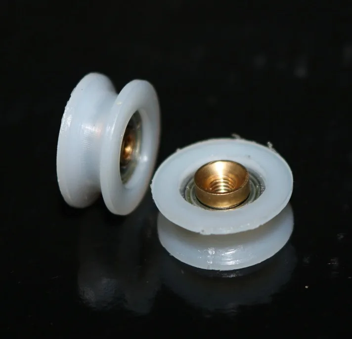 10pcs Diameter:23mm M4 Shower Room Nylon Concave Wheel Pulley DIY Furniture Parts Small Hanging Single | Обустройство дома