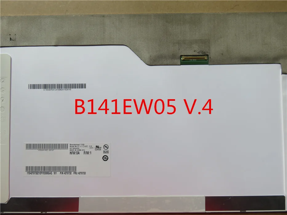 

B141EW05 V.4 for Lenovo Thinkpad T410 T410I E46A K46A 141W LCD Screen B141EW05 V4 Good Quality Warranty