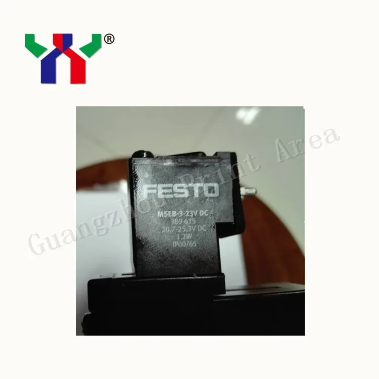 Соленоидный клапан FESTO 389615 23 В постоянного тока 20 7 25 3 1 2 Вт IP00/65 для Гейдельберга