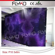 3x6 м p100mm фабрика питания высокого качества ночной клуб оборудования видео под занавес