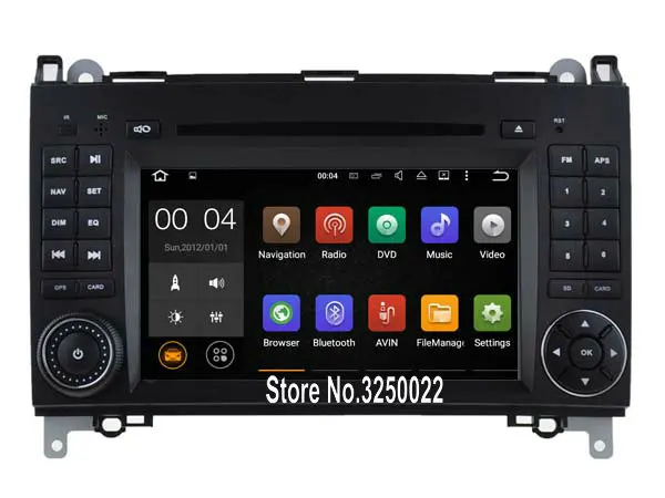 Cheap Android 9.0 Car Dvd Navi Player FOR BENZ B-W245 (2005-2011) audio multimedia auto stereo support DVR WIFI DAB OBD all in one 17