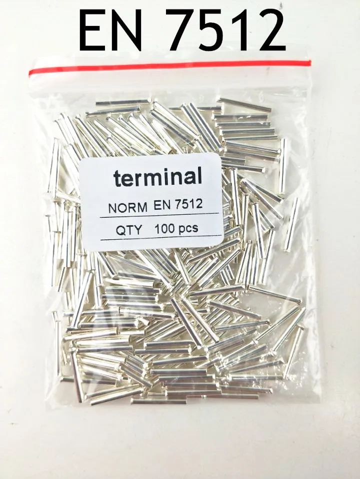 100PCS 20AWG Bootlace cooper Ferrules kit set Wire Copper Crimp Connector Insulated Cord Pin End Terminal EN7512 | Обустройство дома