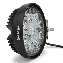 Safego 4 дюймов 27 Вт светодиодный свет наводнение туман Offroad ATV 4×4 дальнего 12 В для мотоцикл тягач Прицепы внедорожник Лодка 4WD