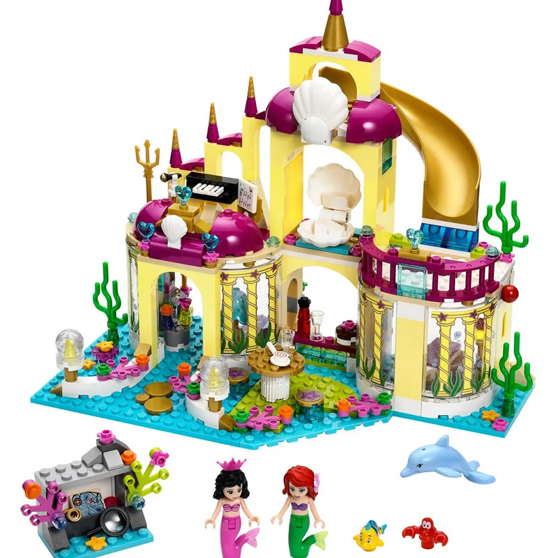 Girl-Castle-Series-Friends-Princess-Undersea-Palace-Set-Building-Bricks-Blocks-Children-LegoINGlys-Toys-10436-Christmas (3)_