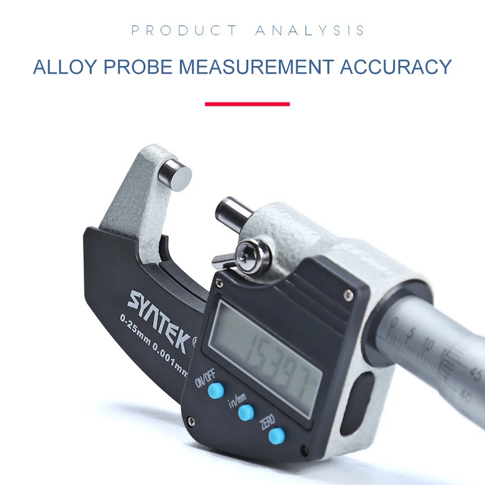0,001 мм электронный наружный микрометр 0-25 мм с дополнительным жк-экраном цифровой микрометр электронный цифровой Калибр