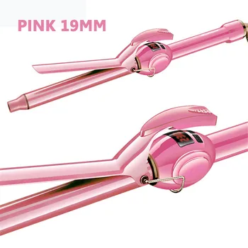 

MARSKE LCD Display Curling Iron Professional Hair Curler Rotation Curl Wand Stick Roller Magic Ceramic Hairdressing Styling Tool