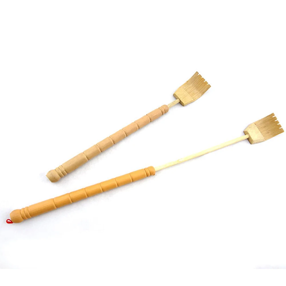 

1Pc Back Scratcher Extendable Long Portable Bamboo Telescopic Self Massager Stick Wooden Back Itching Self Massager Flexible