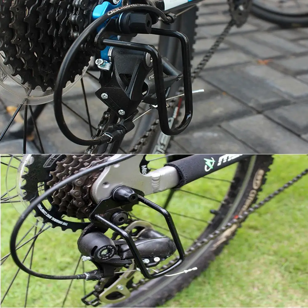 Bisiklet Aksesuar регулируемая стальная велосипедная задняя Шестерня переключатель цепи защита для езды на велосипеде Горные аксессуары для электровелосипедов
