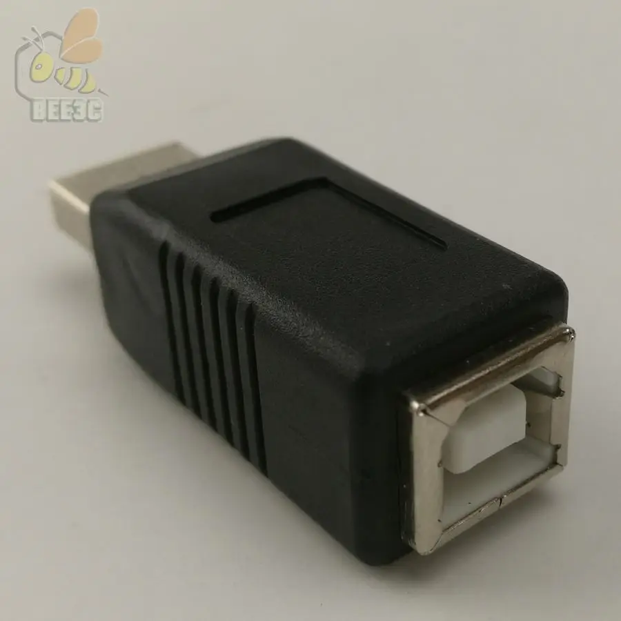 USB type B 2,0 Женский к USB type A Женский Тип B Мужской к женскому черный адаптер для печати 4 типа на выбор 100 шт