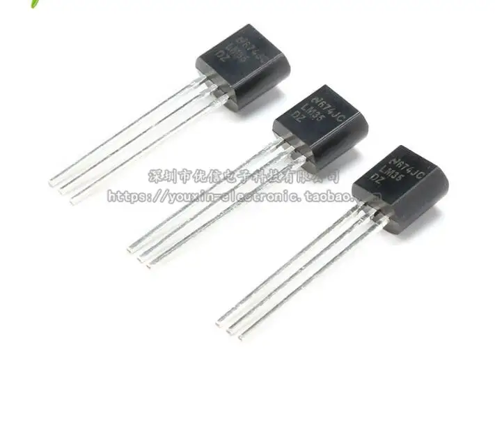 

LM35DZ TO-92 temperature sensor as original new