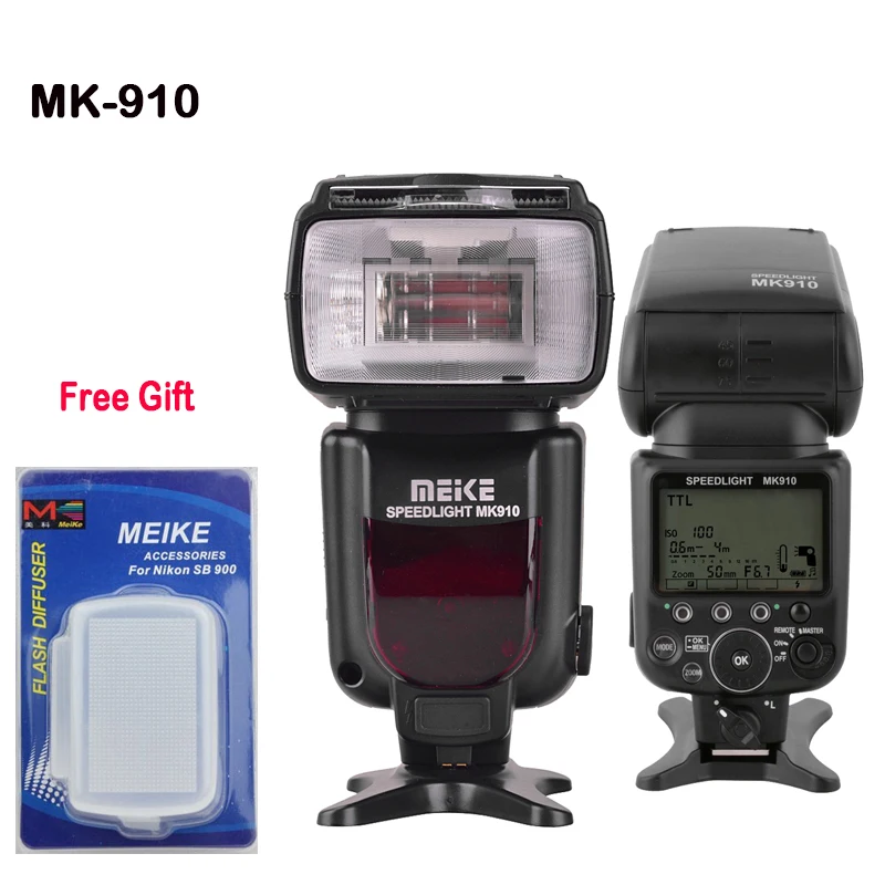 Meike G60 MK910 MK 910 i TTL вспышка Speedlite 1/8000s Высокоскоростная синхронизация для Nikon D90 D4 D7100