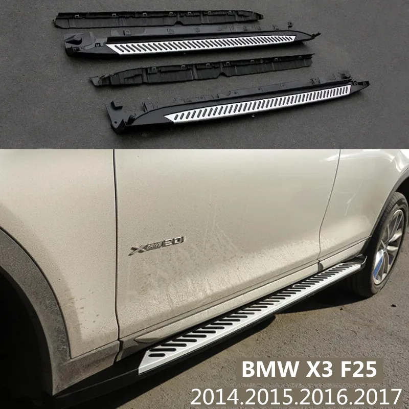 Для BMW X3 F25 2014.2015.2016.2017 автомобильные беговые доски авто боковые ступенчатые