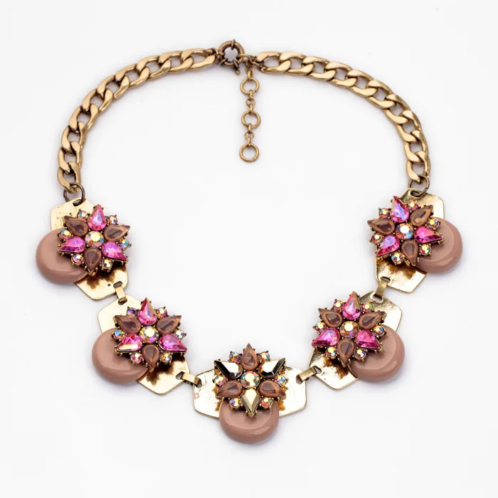 

New 2014 Brand Retro Flower Pendant Necklace All-match Women's Accessories Choker Necklace