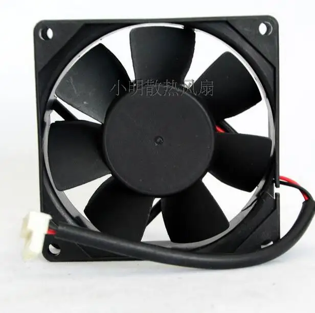 Фото KDE2408PTB3-6 DC24v 80*80*25 мм 2,4 Вт 2-проводной вентилятор №1